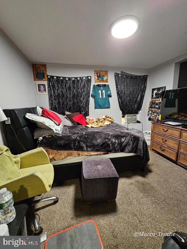 bedroom featuring carpet flooring