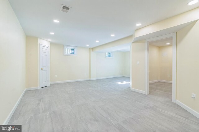 12700 Macduff Dr, Fort Washington, MD 20744 - below grade area featuring recessed lighting and baseboards