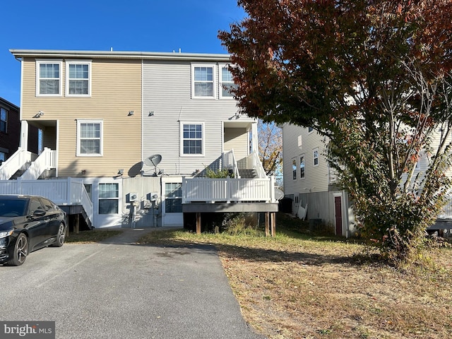 view of back of property