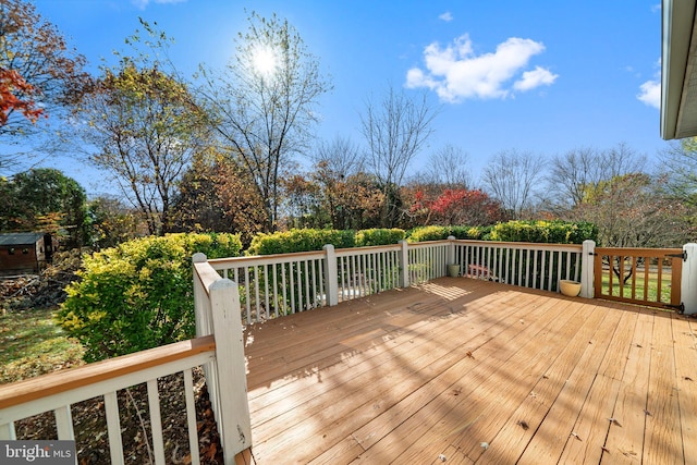 view of deck