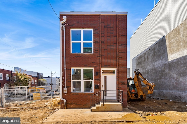 view of front of home