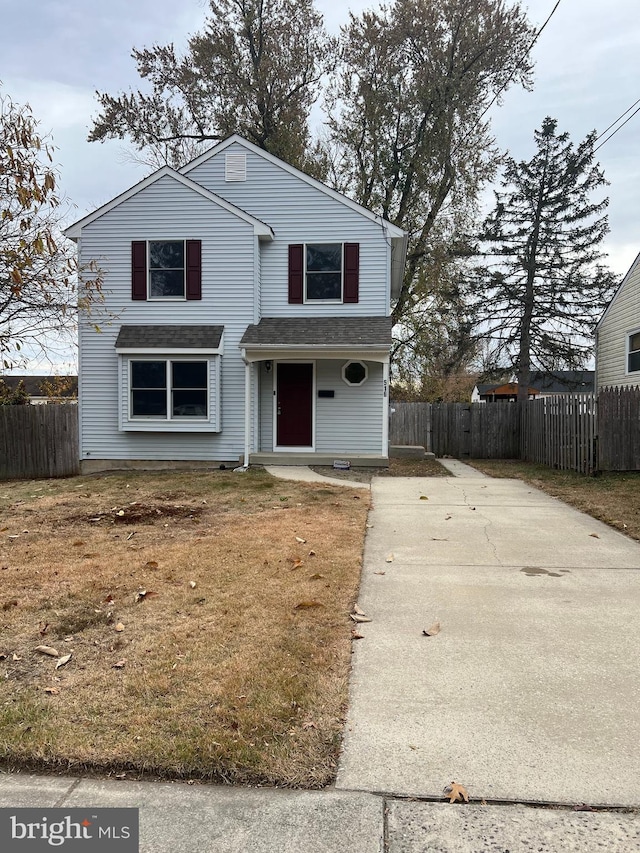 view of front of property