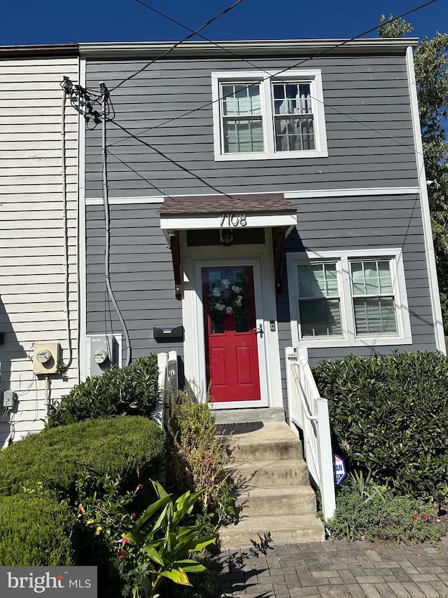 view of entrance to property