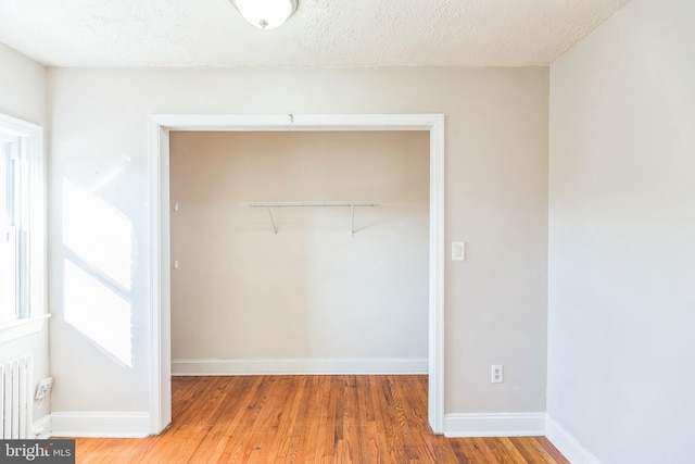 closet with radiator