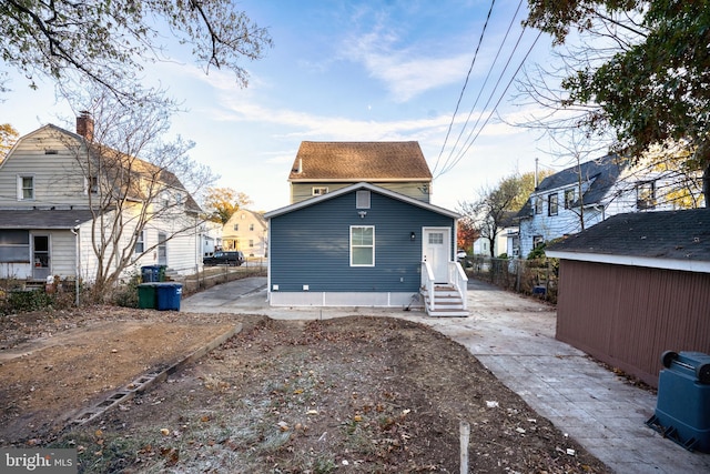 view of rear view of house