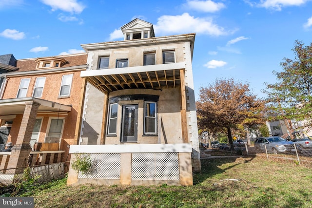 view of rear view of property