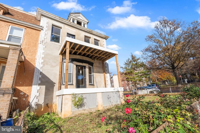 view of rear view of house