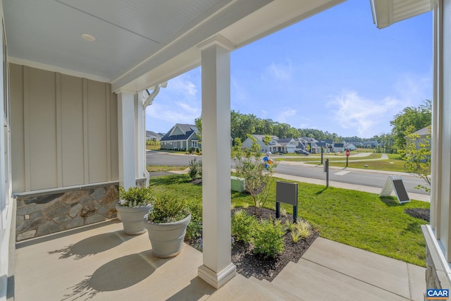 view of patio / terrace featuring a porch