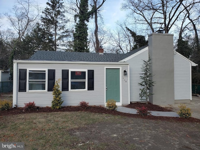 view of front of home