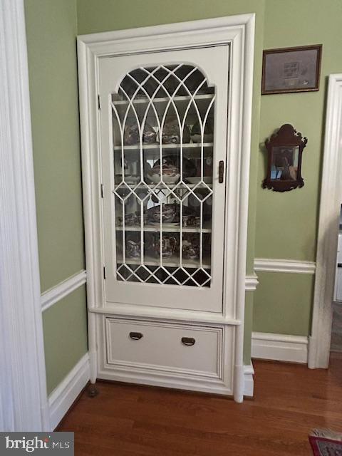 144 W Main St, Waynesboro, PA 17268 - detailed view of wood finished floors and baseboards