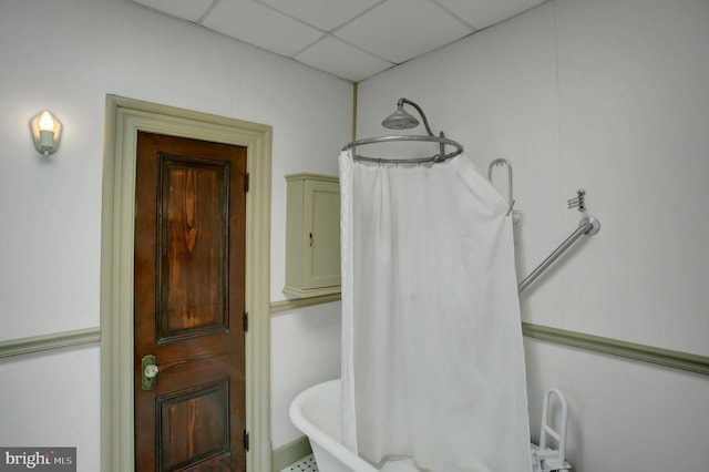 144 W Main St, Waynesboro, PA 17268 - full bath with a shower with shower curtain and a bathtub