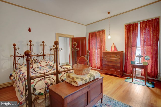 144 W Main St, Waynesboro, PA 17268 - living room featuring ornamental molding, wood finished floors, and baseboards