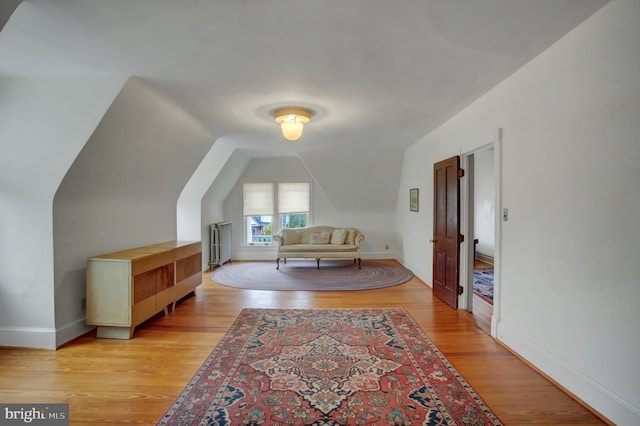 144 W Main St, Waynesboro, PA 17268 - bonus room featuring light wood finished floors, vaulted ceiling, and baseboards
