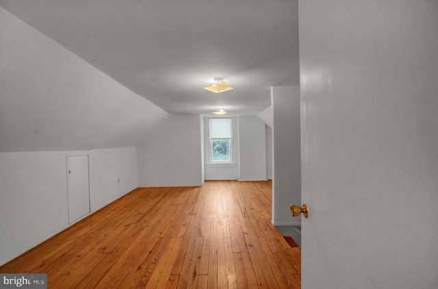 144 W Main St, Waynesboro, PA 17268 - additional living space featuring light wood finished floors and vaulted ceiling