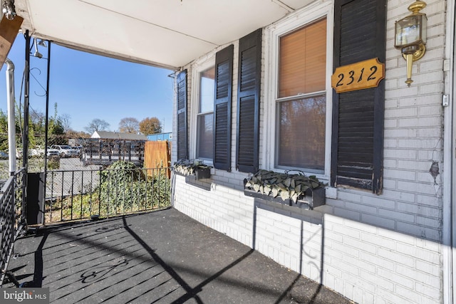 view of patio / terrace featuring covered porch