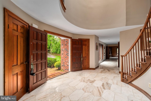 view of entrance foyer