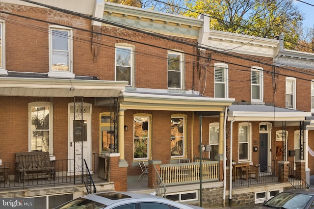 exterior space featuring a porch