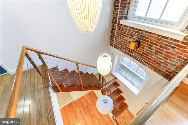 living room featuring hardwood / wood-style floors