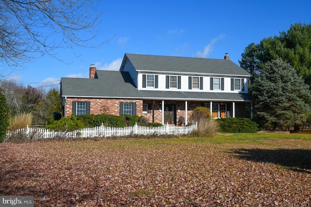 view of colonial house