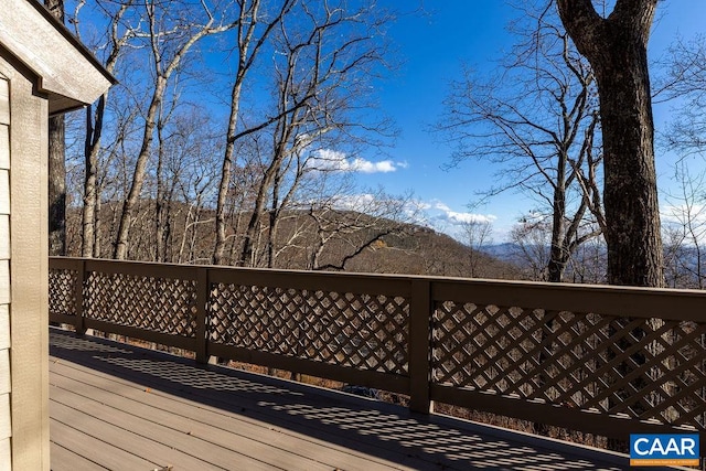 view of deck