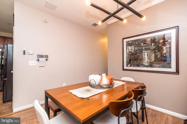 dining room featuring hardwood / wood-style floors