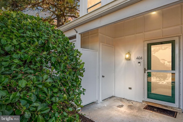 view of entrance to property