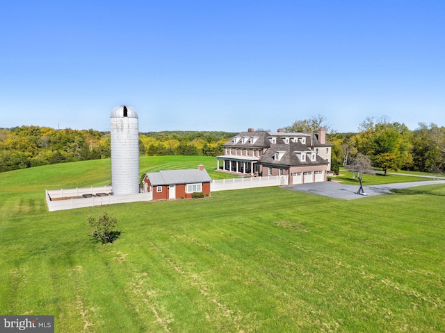 surrounding community featuring a lawn