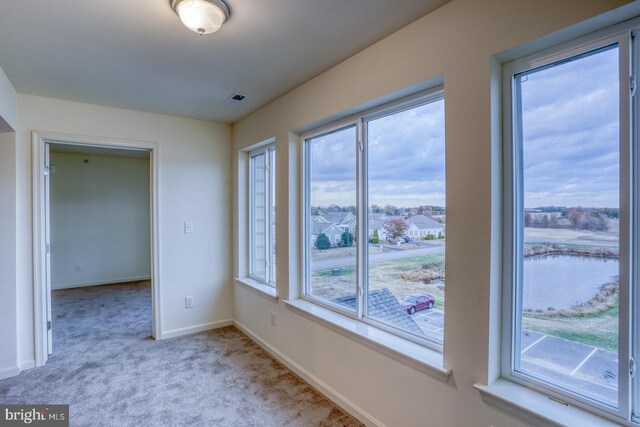 5003 E Pebble Ln Unit J, Milford, DE 19963 - empty room with plenty of natural light, carpet floors, and baseboards