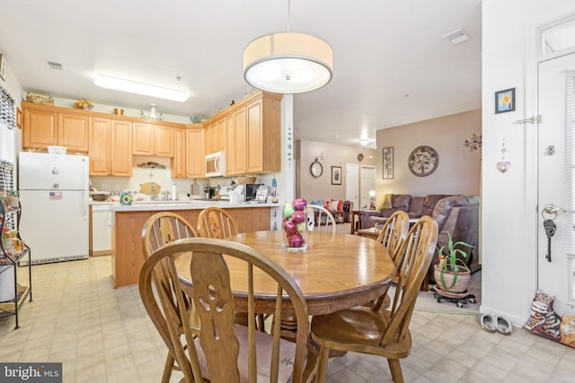 view of dining room