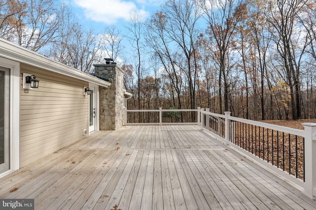 view of deck