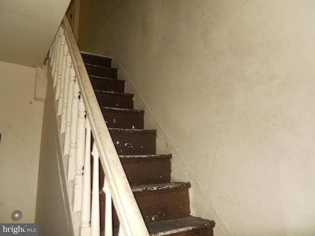 view of staircase