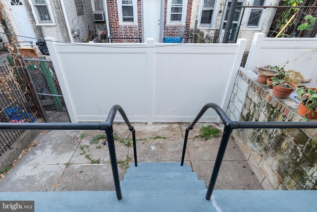 view of patio / terrace featuring cooling unit