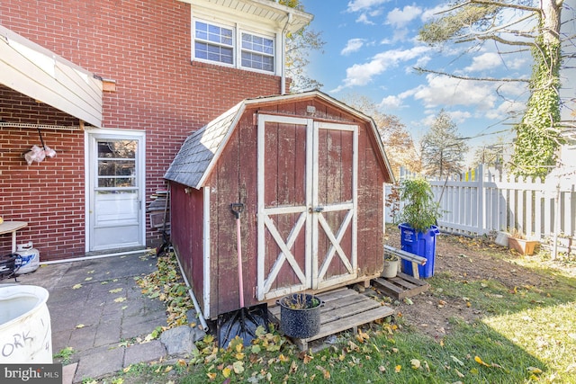 view of outbuilding