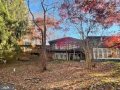 view of rear view of property