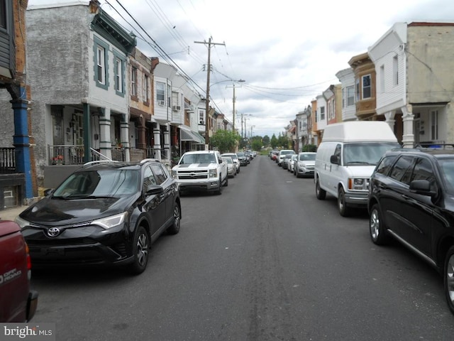 view of road