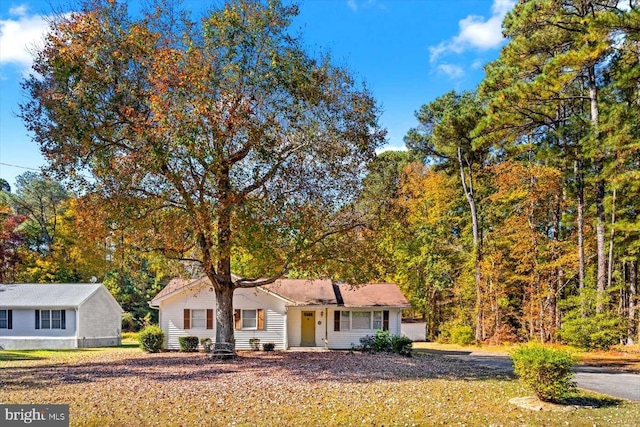 view of front of home