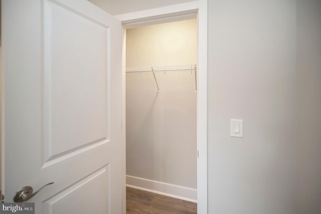 view of closet