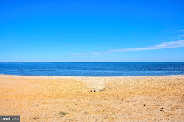 water view featuring a beach view