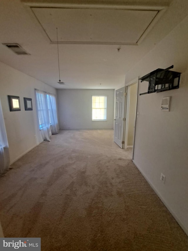 basement featuring carpet floors