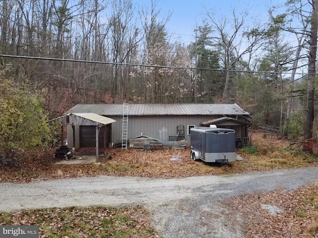 view of outbuilding