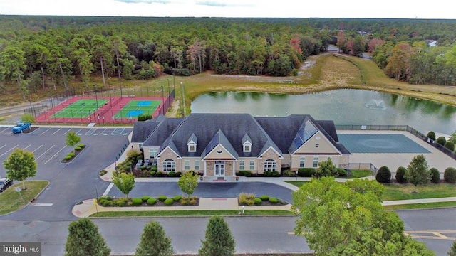 40 Vender Ln, Mays Landing, NJ 08330 - drone / aerial view of a forest and a nearby body of water