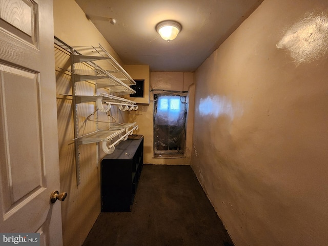 view of laundry room