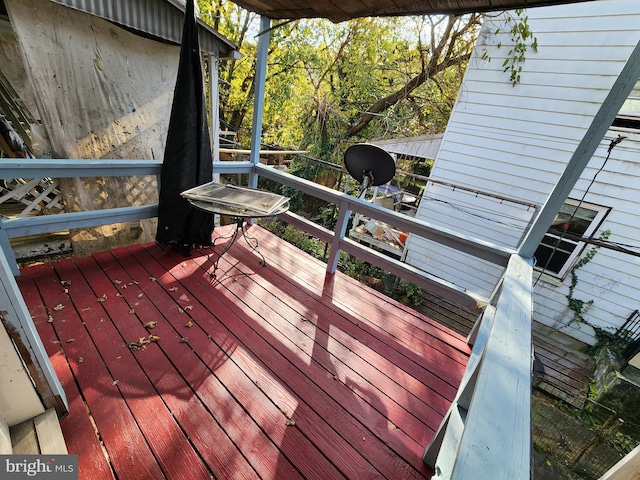 view of deck