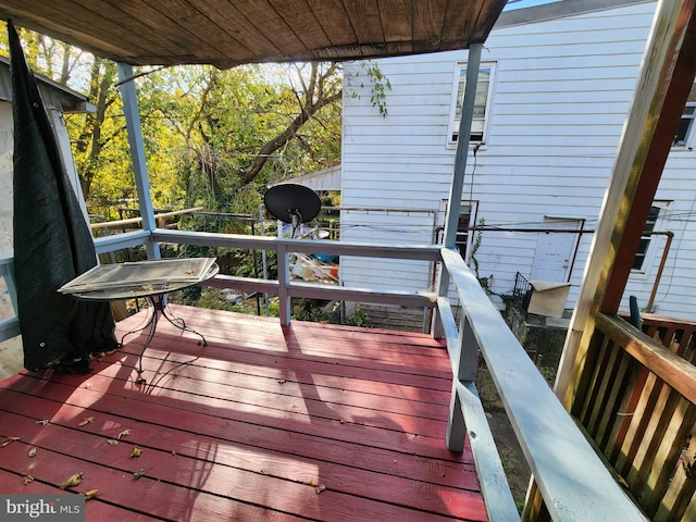 view of deck