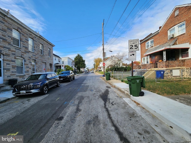 view of street