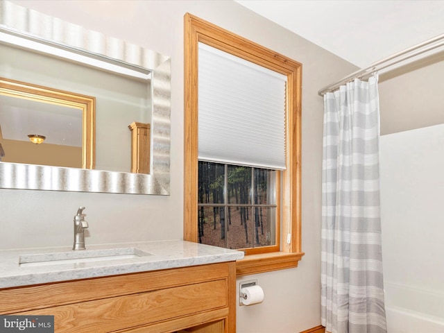 4414 Mountville Rd, Frederick, MD 21703 - bathroom with vanity and shower / bath combo