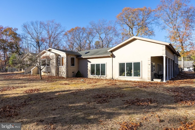 view of back of property