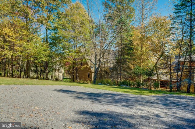 view of road