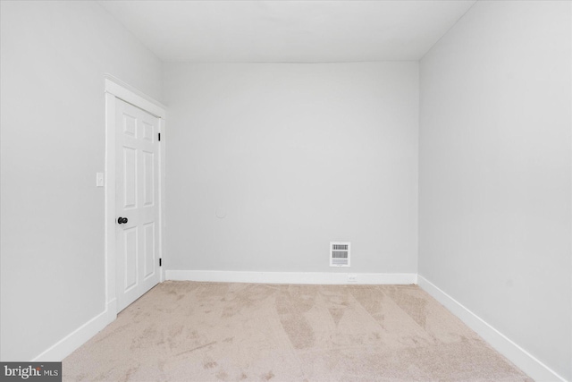 empty room with light carpet