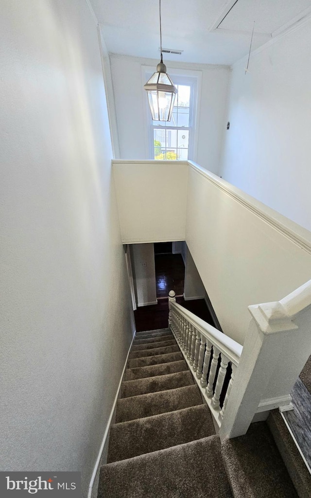 stairway with attic access